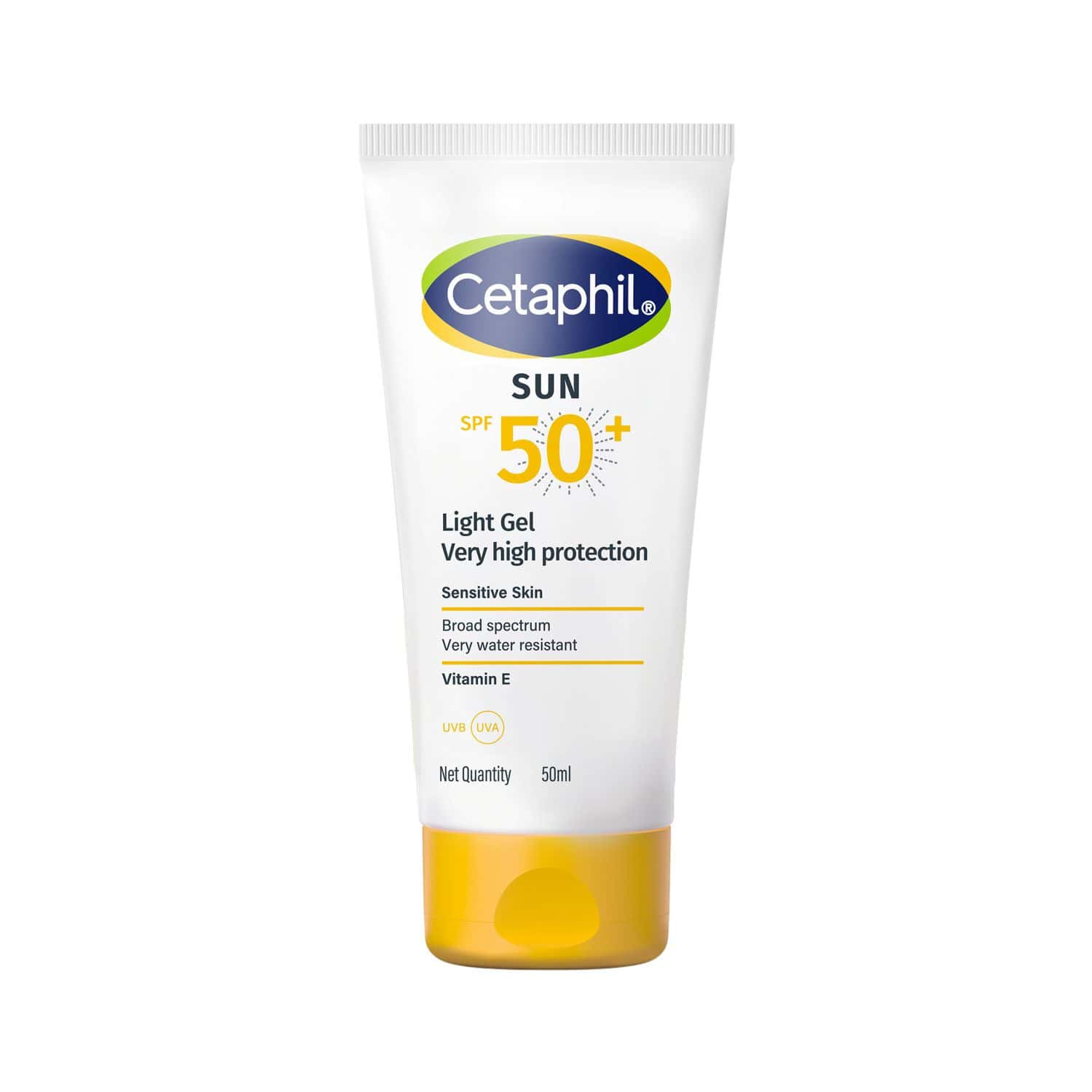 Cetaphil Sun Spf 50 Light Gel | Sensitive Skin | 50 Ml