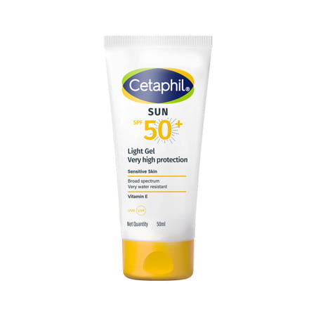 Cetaphil Sun Spf 50 Light Gel | Sensitive Skin | 50 Ml