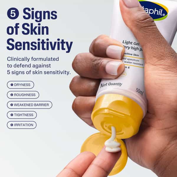 Cetaphil Sun Spf 50 Light Gel | Sensitive Skin | 50 Ml
