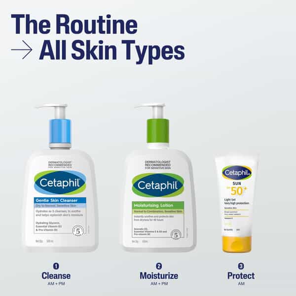Cetaphil Sun Spf 50 Light Gel | Sensitive Skin | 50 Ml