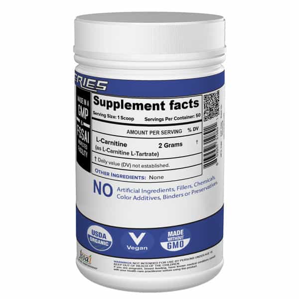 Nutrija L-Carnitine L-Tartrate | 100Grams (Tangy Orange)