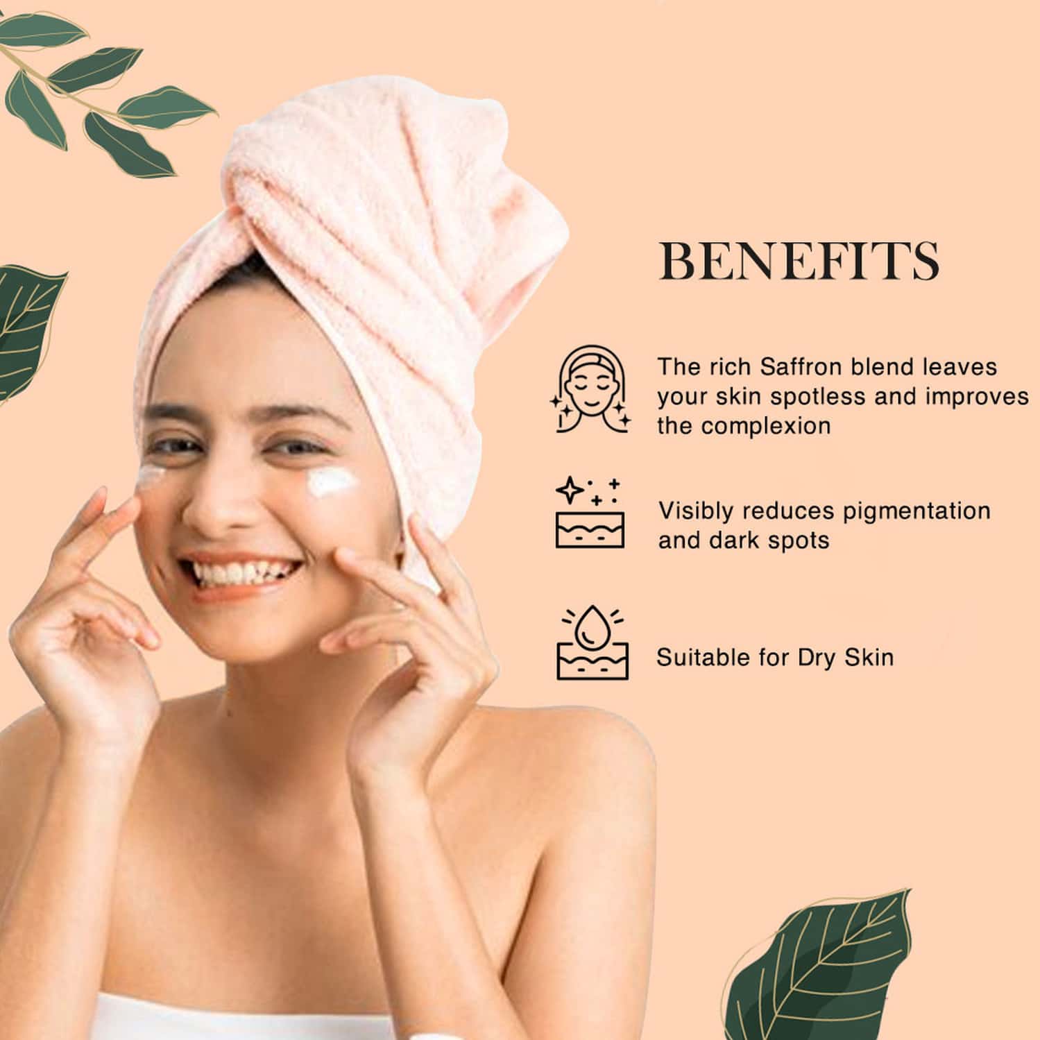 Richfeel Saffron Facial Kit 5x50 G
