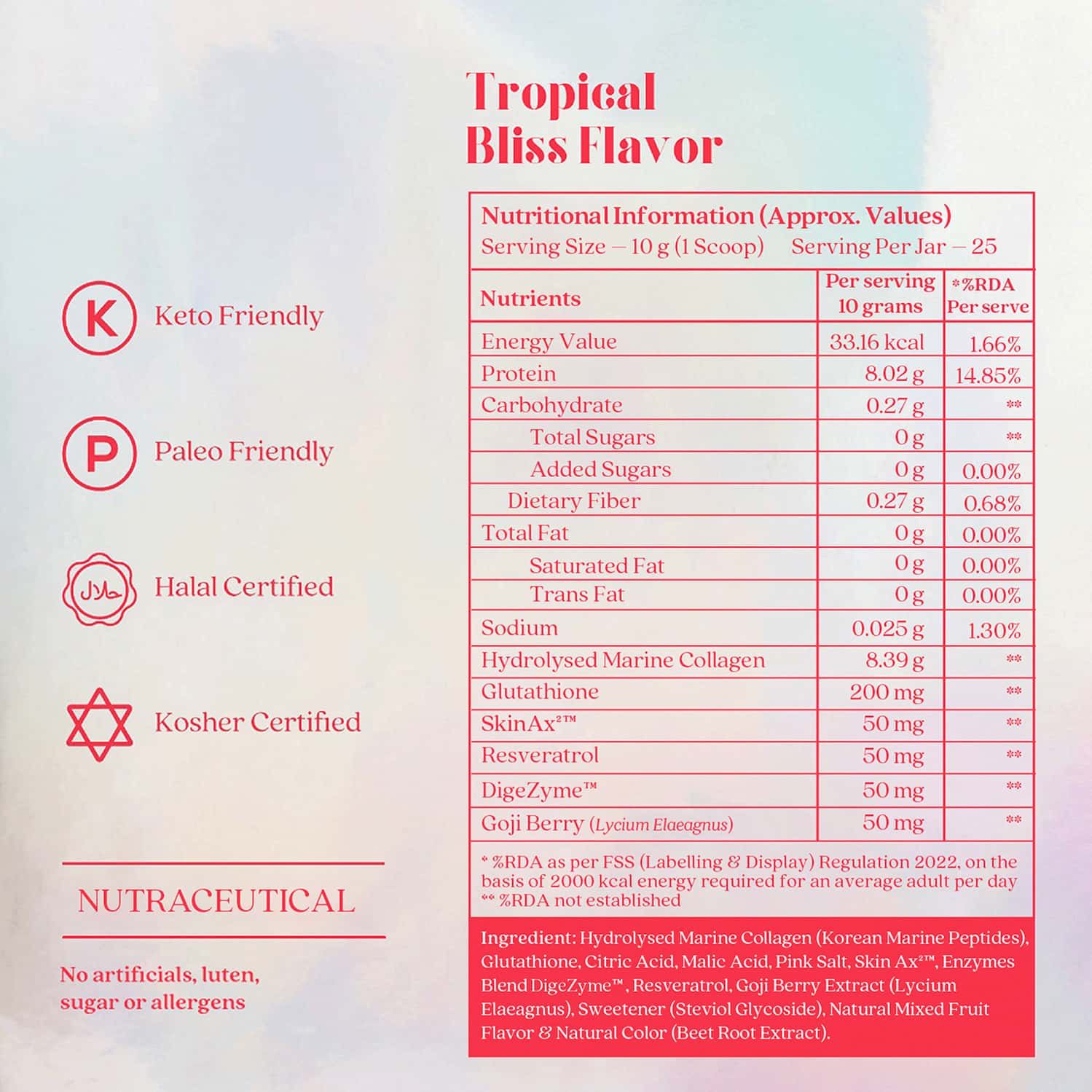 Buy WELLBEING NUTRITION GLOW KOREAN MARINE COLLAGEN PEPTIDES FOR ANTI