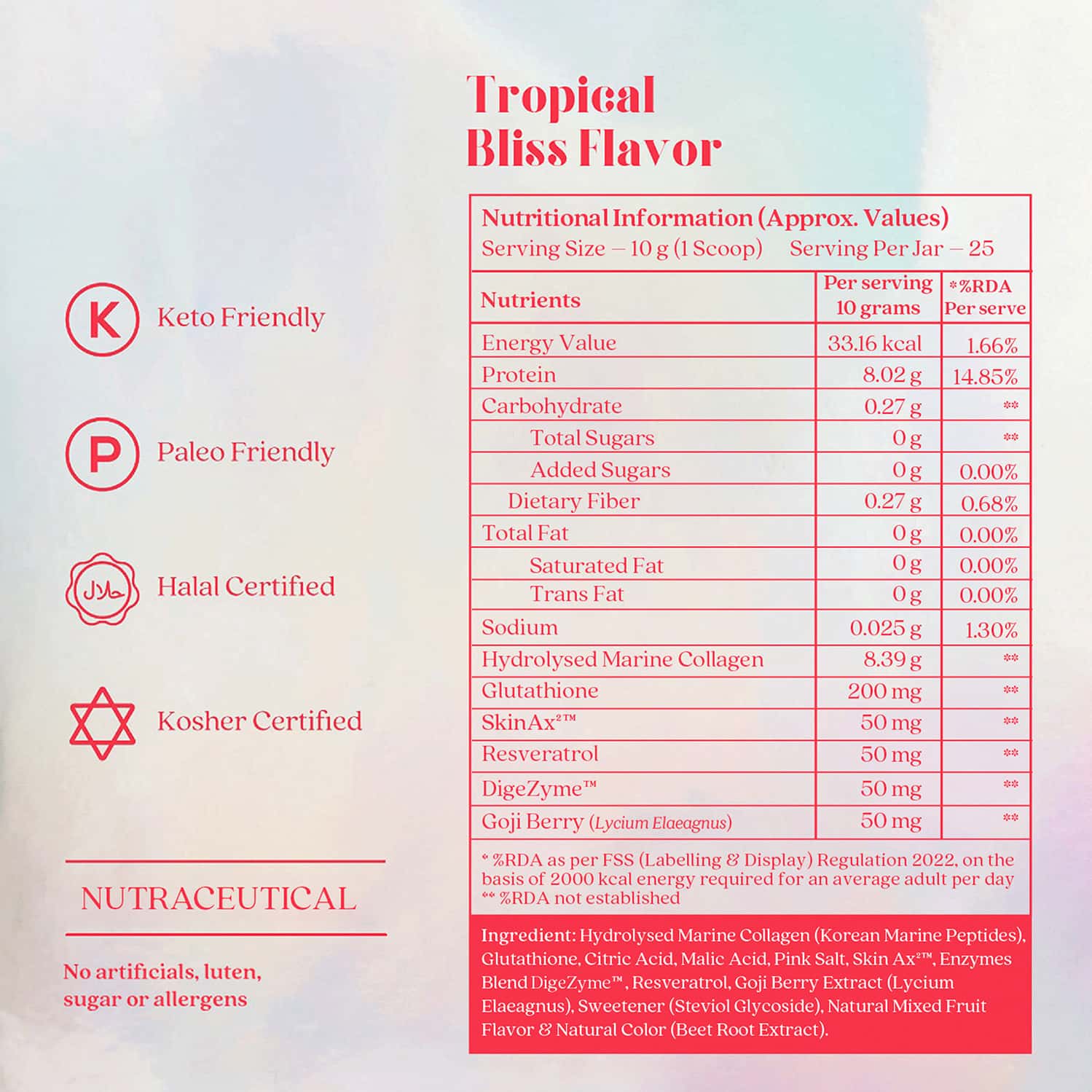 Buy WELLBEING NUTRITION GLOW KOREAN MARINE COLLAGEN PEPTIDES FOR ANTI