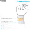 Vissco Wrist Binder With Double Lock | Provides Firm Grip & Support For To The Wrist - Large(Grey)
