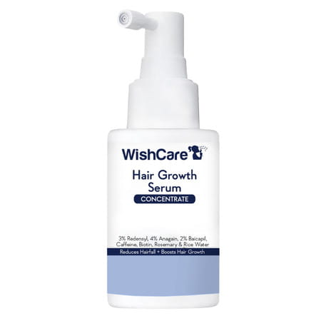 Wishcare Hair Growth Serum Concentrate - Redensyl|Anagain|Caffeine|Biotin|Keratin|Rice Water - 20ml