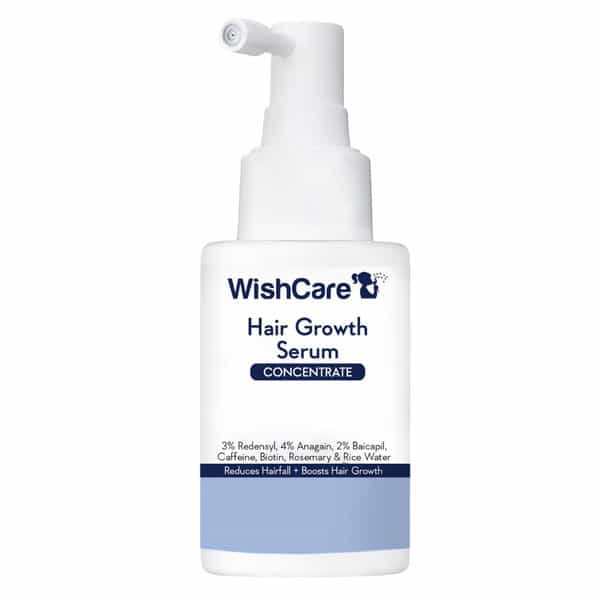 Wishcare Hair Growth Serum Concentrate - Redensyl|Anagain|Caffeine|Biotin|Keratin|Rice Water - 20Ml