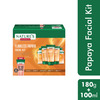Nature's Essence Flawless Papaya Facial Kit | Cleanse Exfoliate Nourish & Polish Your Skin | 230G