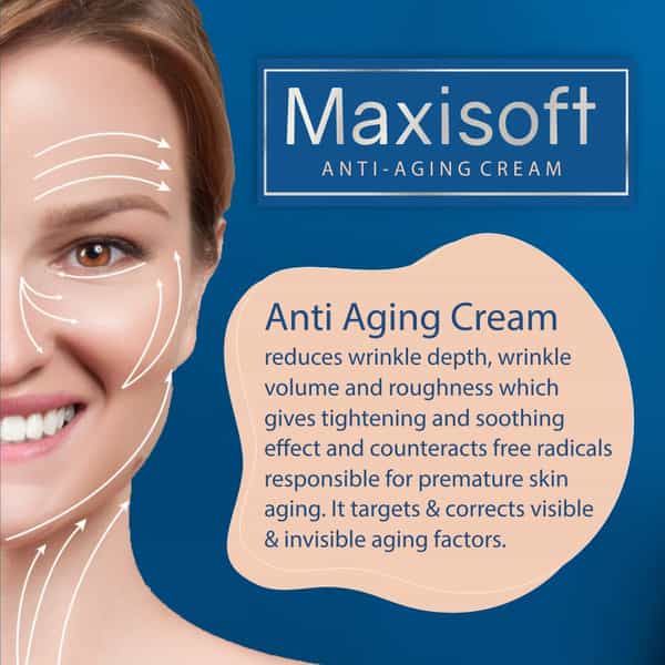 Maxisoft Anti-Aging | Ph 5.5 | Cream | Tube | 50 Gm | Pack Of 2