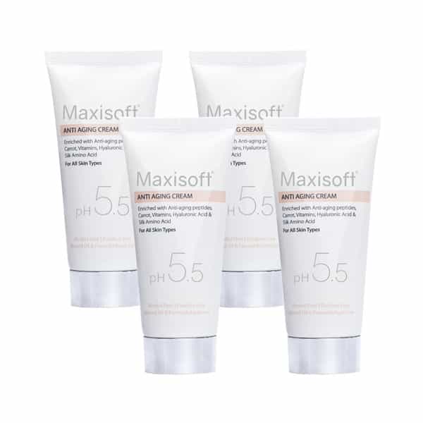 Maxisoft Anti-Aging | Ph 5.5 | Cream | Tube | 50 Gm | Pack Of 2