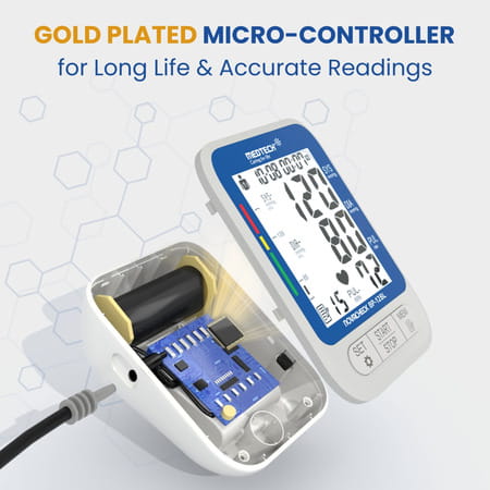 Medtech Bp12bl Fully Automatic Portable Digital Blood Pressure Bp Monitoring Machine With Smart Mdd