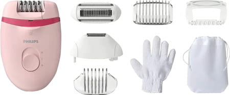 Philips Bre285/00 Compact Epilator With Opti-Light For Legs Arms & Underarms - Corded