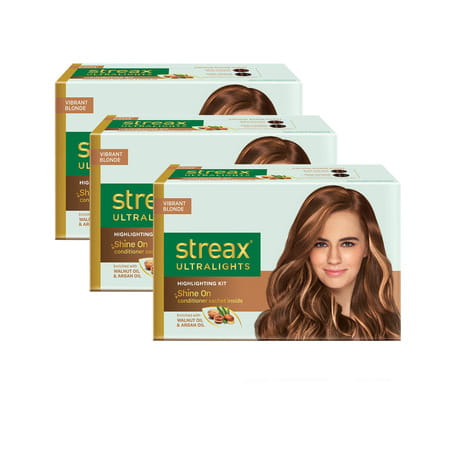 Streax Ultralights Hair Color Highlighting Kit For 60ml (Pack Of 3)