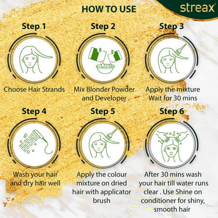 Streax Ultralights Hair Color Highlighting Kit For 60ml (Pack Of 3)