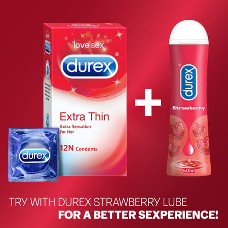 Durex Extra Thin Condom 12 Nos