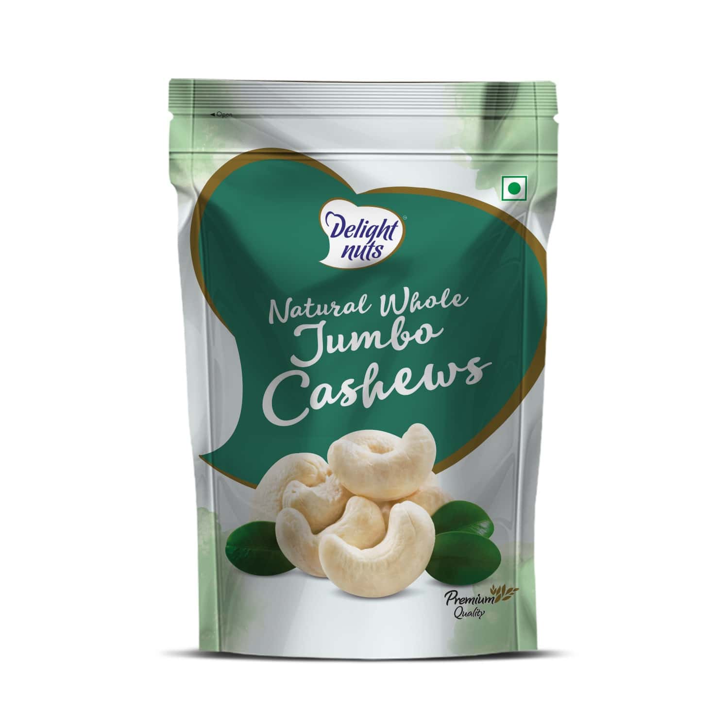 Delight Nuts Jumbo Natural Whole Cashews 150gm