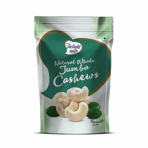 Delight Nuts Jumbo Natural Whole Cashews 150Gm