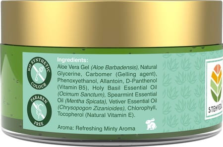 Stemveda Aloe Vera Gel Holy Basil Spearmint 110 Gm