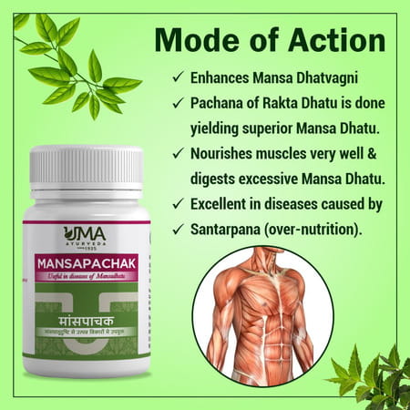 Uma Ayurveda Mansapachak Tablet Ayurvedic Tablets 60 Tab