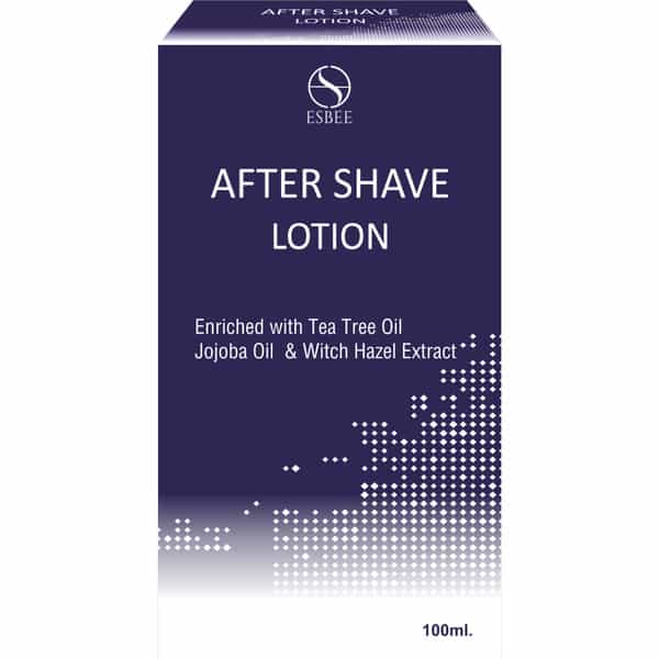 Esbee Musk Aftershave Lotion | Witch Hazel | Tea Tree Oil | Jojoba Oil I Men - 100Ml