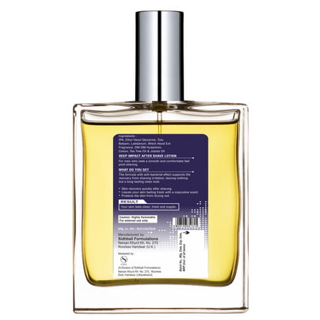 Esbee Musk Aftershave Lotion | Witch Hazel | Tea Tree Oil | Jojoba Oil I Men - 100ml