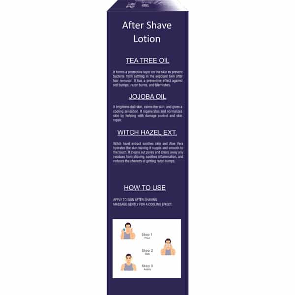 Esbee Musk Aftershave Lotion | Witch Hazel | Tea Tree Oil | Jojoba Oil I Men - 100Ml