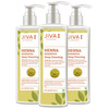 Jiva Heena Shampoo| Deep Cleansing Heena Shampoo For Long | Healthy & Strong Hair - 200Ml(Pack 3)