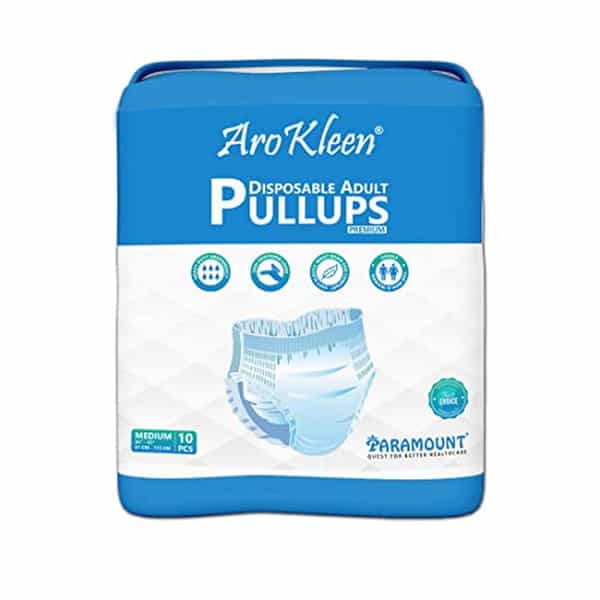 Arokleen Adult Diaper Pull-Ups Large (Waist Size: 75 Cm-140 Cm) 10 Pcs Per Packet Pack Of 2