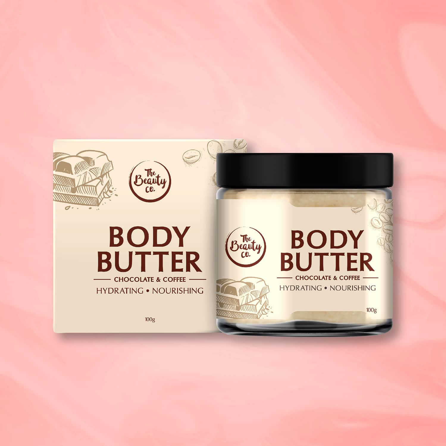 The Beauty Co. Chocolate & Coffee Body Butter 100gm