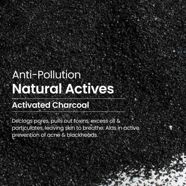 Nat Habit 100% Natural Detox | Skin Brightening For Men Charcoal Face Wash (100G)