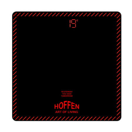 Hoffen Thick Tempered Glass Digital Electronic Lcd Personal Weight Machine - (Ho-18-Red Led)