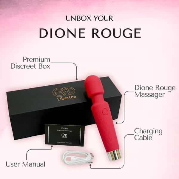 Libertee Dione Rouge Premium Body Massager