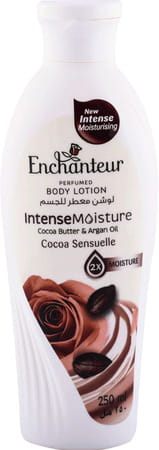 Enchanteur Cocoa Sensuelle Perfumed Body Lotion 250ml With Cocoa Butter & Argan Oil