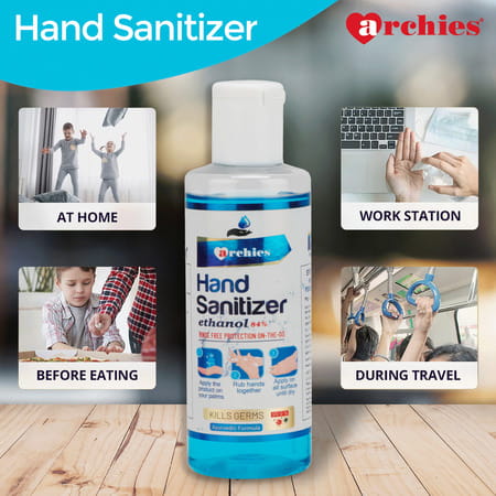Archies Hand Sanitizer Combo Pack 100ml X 5