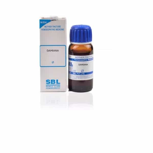 Sbl Damiana Mother Tincture Q 30 Ml Pack Of 2