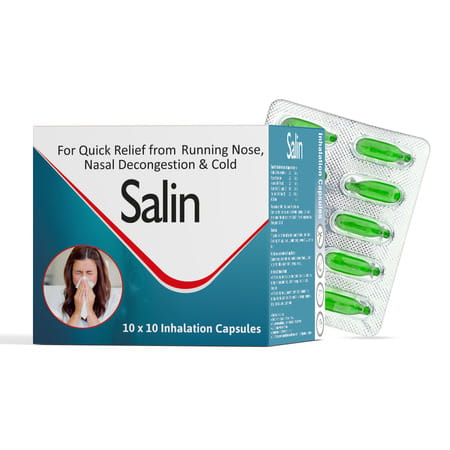 West Coast Salin Capsule For Quick Relief From Running Nose (100 Capsules)