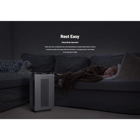 Winix Premium 4 Stage Air Purifier (360sqft) Upto 1065 Sqft 2 Year Warranty (5300-2) Gray 1 No'S