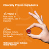Nutriburst Triple Immunity Gummies With Vitamin C | Amla & Zinc (60 Gummies)(Orange Flavour)