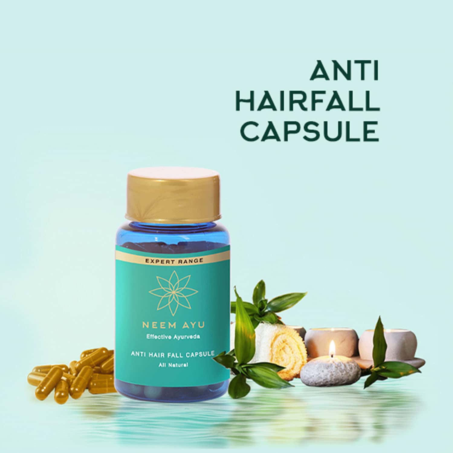 Buy NEEM AYU ANTI HAIR FALL AYURVEDIC CAPSULE HELPS IN REDUCE HAIR