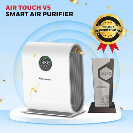 Honeywell New Launch Air Purifier For Home Covers 589 Sqft Wifi App&Voice Control 1 No'S