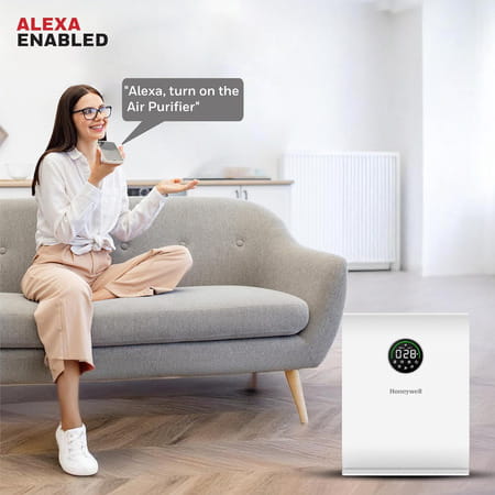 Honeywell New Launch Air Purifier For Home Covers 589 Sqft Wifi App&Voice Control 1 No'S