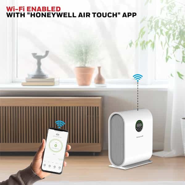 Honeywell New Launch Air Purifier For Home Covers 589 Sqft Wifi App&Voice Control 1 No's