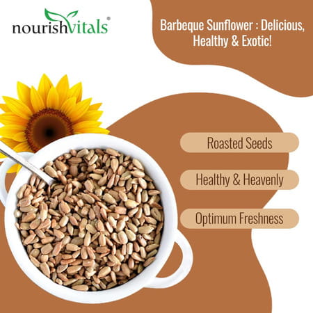 Nourishvitals Barbeque Sunflower Roasted Seed 200G