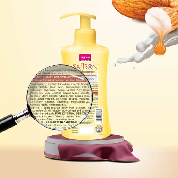 Vi-John Body Lotion Combo Of 3 | 250 Ml Each | All Skin Types | Milk & Almond | Rose | Cocoa Butter