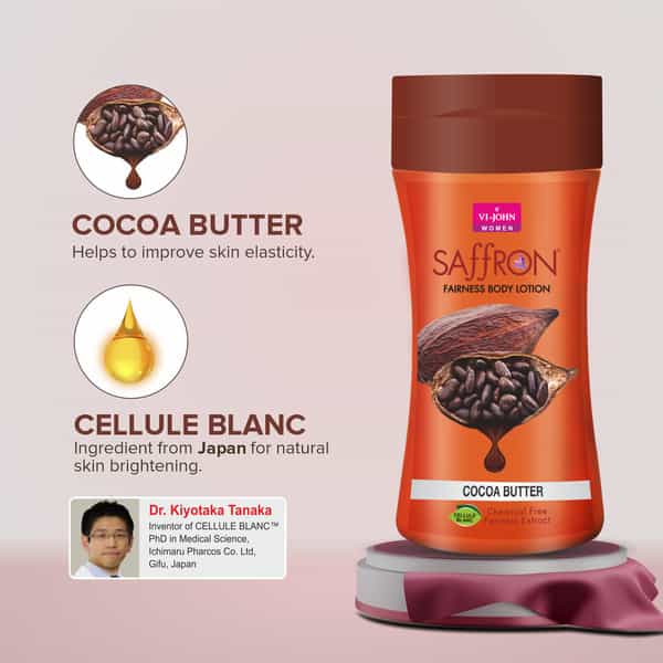 Vi-John Body Lotion Combo Of 3 | 250 Ml Each | All Skin Types | Milk & Almond | Rose | Cocoa Butter