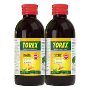 Torex Herbal Cough Syrup | 100ml - Pack Of 2