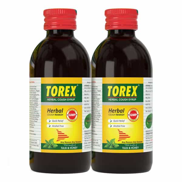 Torex Herbal Cough Syrup | 100Ml - Pack Of 2