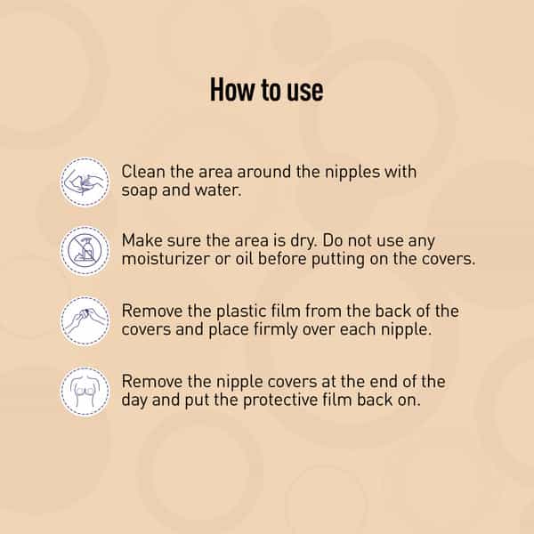 Sirona Reusable And Invisible Silicon Nipple Covers For Women | Adhesive Silicone Breast Pads