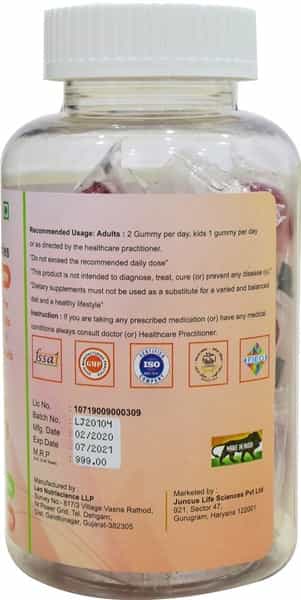 Juncus Mutimineral Multivitamin Vegetarian Multivitamin Gummies Bottle Of 30