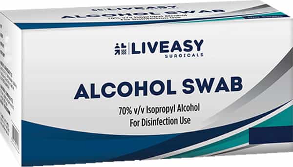 Liveasy Surgicals Alcohol Swabs Pack Of 100